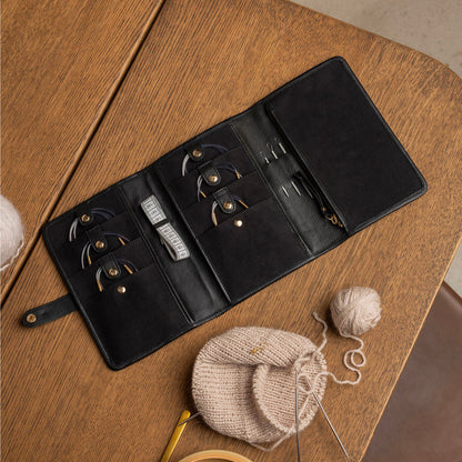 Pochette à aiguilles circulaires fixes Re:Designed P007 coloris Black