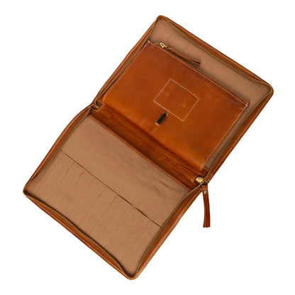 Pochette à aiguilles circulaires interchangeables Re:Designed P008 coloris Burned Tan