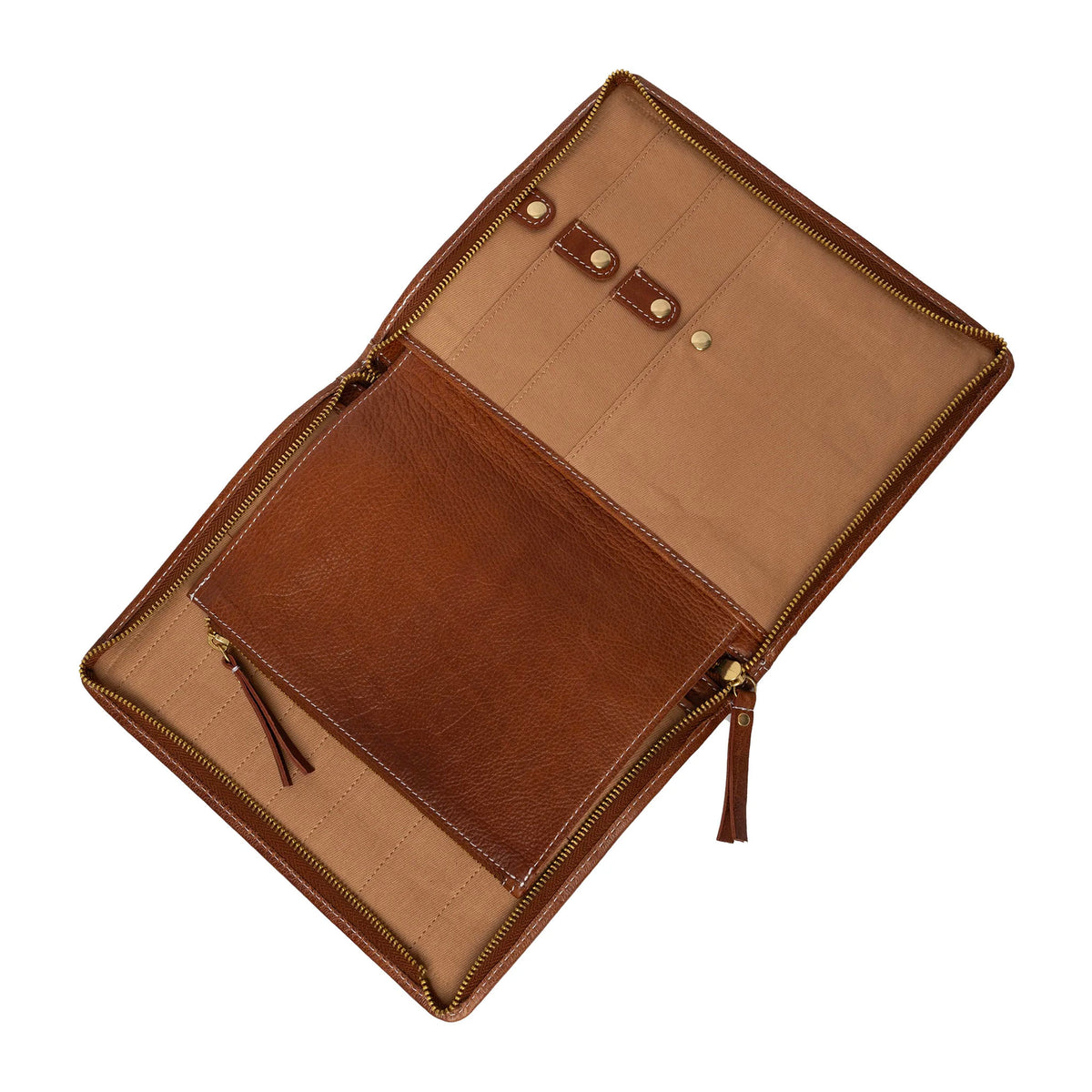 Pochette à aiguilles circulaires interchangeables Re:Designed P008 coloris Walnut