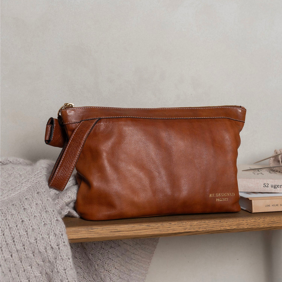 Pochette à projet Re:Designed modèle P013 coloris Walnut 