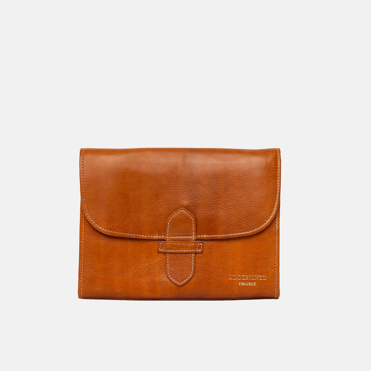 Pochette à soufflets Re:Designed P018 coloris Burned Tan