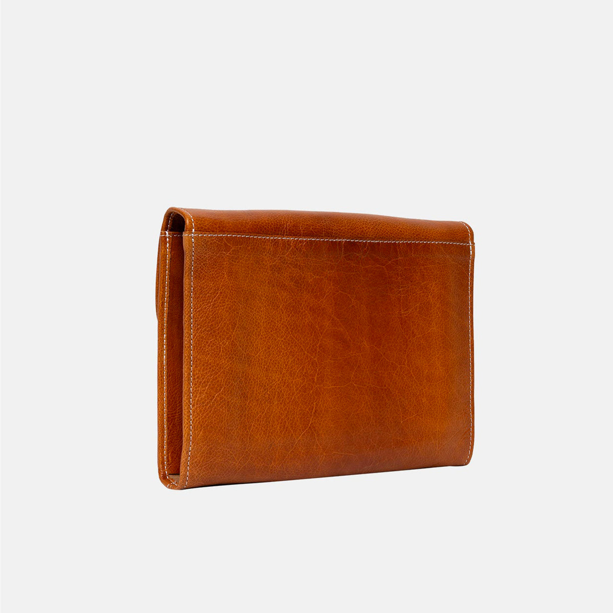 Pochette à soufflets Re:Designed P018 coloris Burned Tan