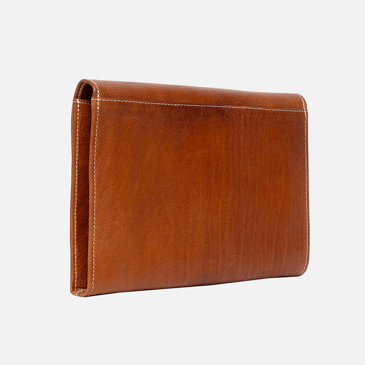 Pochette à soufflets Re:Designed P018 coloris Walnut
