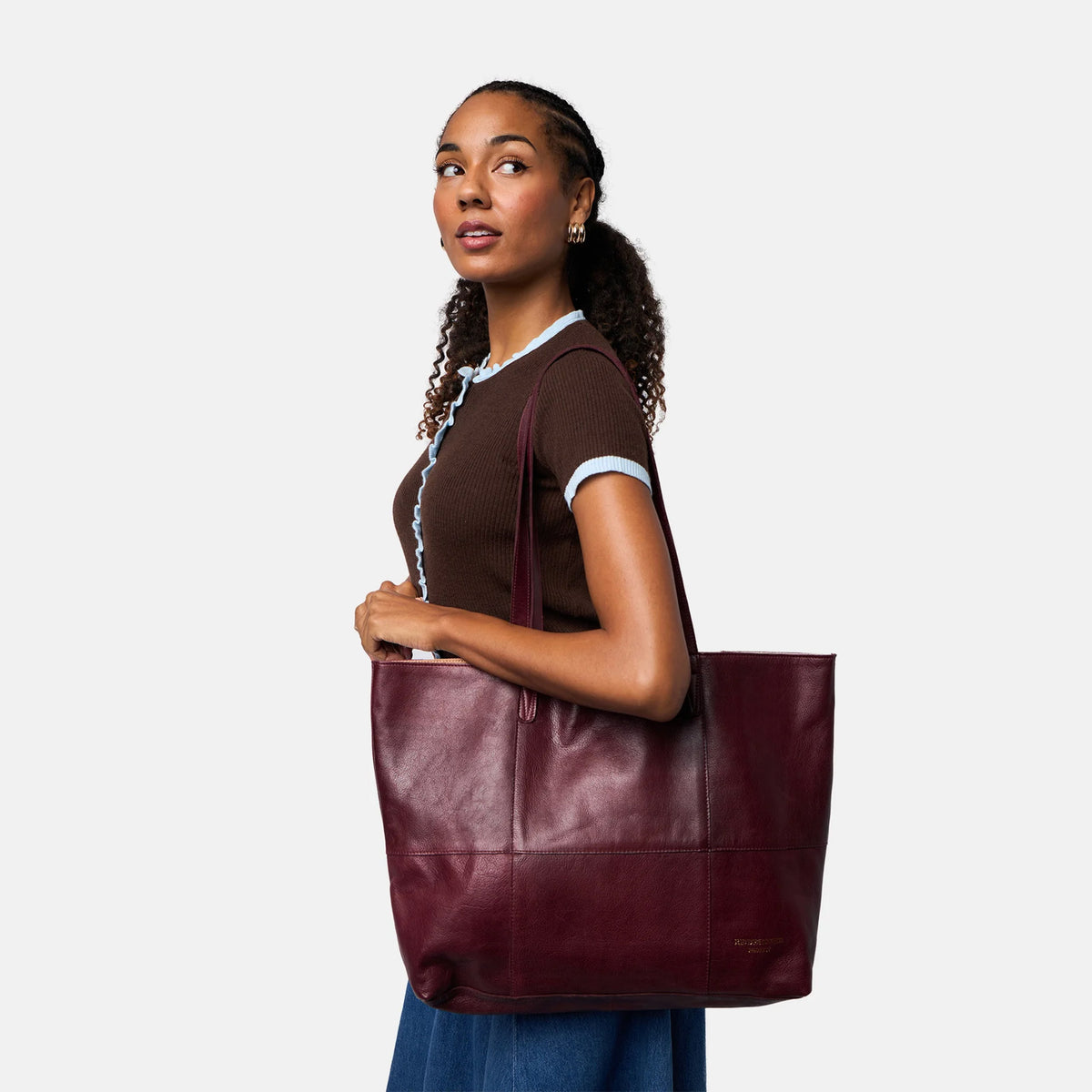 Sac cabas Re:Designed modèle P019 coloris Dark Cherry