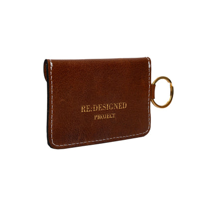Porte-clés "Enveloppe" P028 de Re:Designed, coloris Walnut
