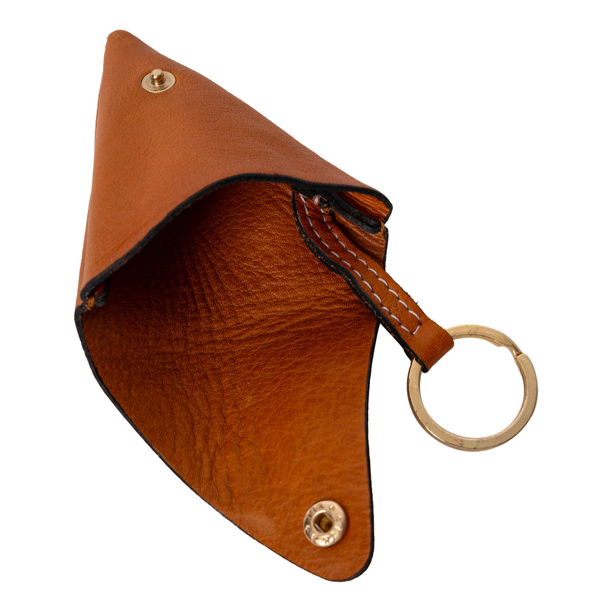 Porte-clés "Triangle" P030 de Re:Designed, coloris Burned Tan