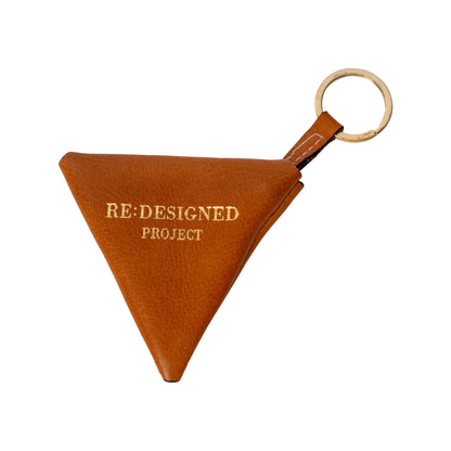 Porte-clés "Triangle" P030 de Re:Designed, coloris Burned Tan
