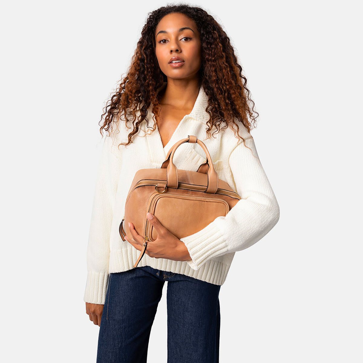 Sac bowling P039 de Re:Designed coloris Taupe