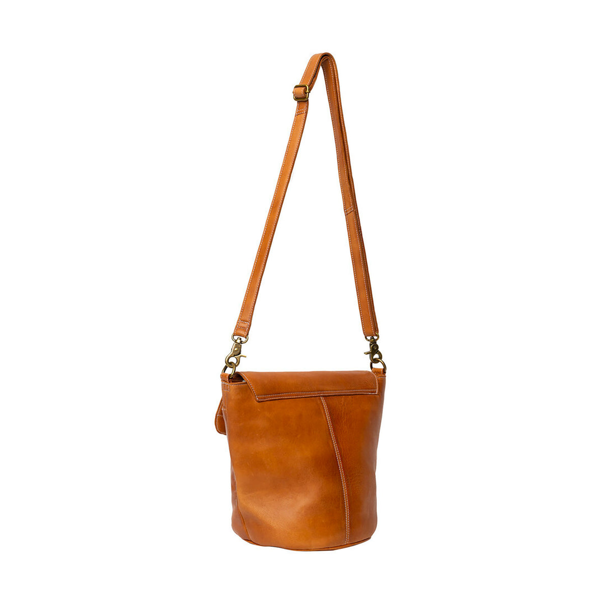 Sac à rabat P058 de Re:Designed coloris Burned Tan