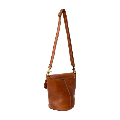 Sac à rabat P058 de Re:Designed coloris Walnut