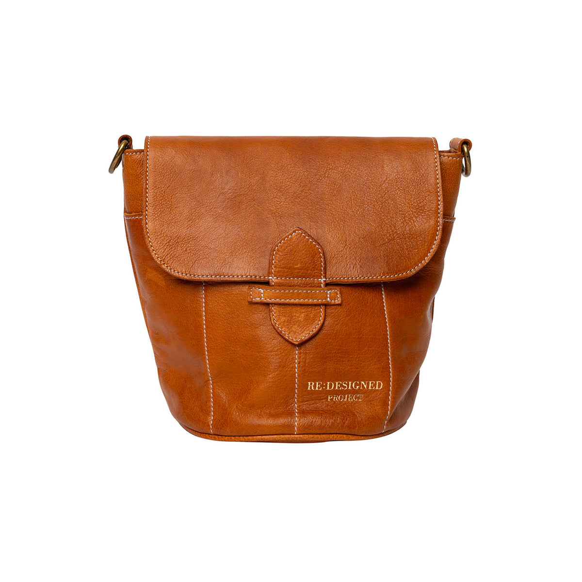 Sac à rabat P059 de Re:Designed coloris Burned Tan
