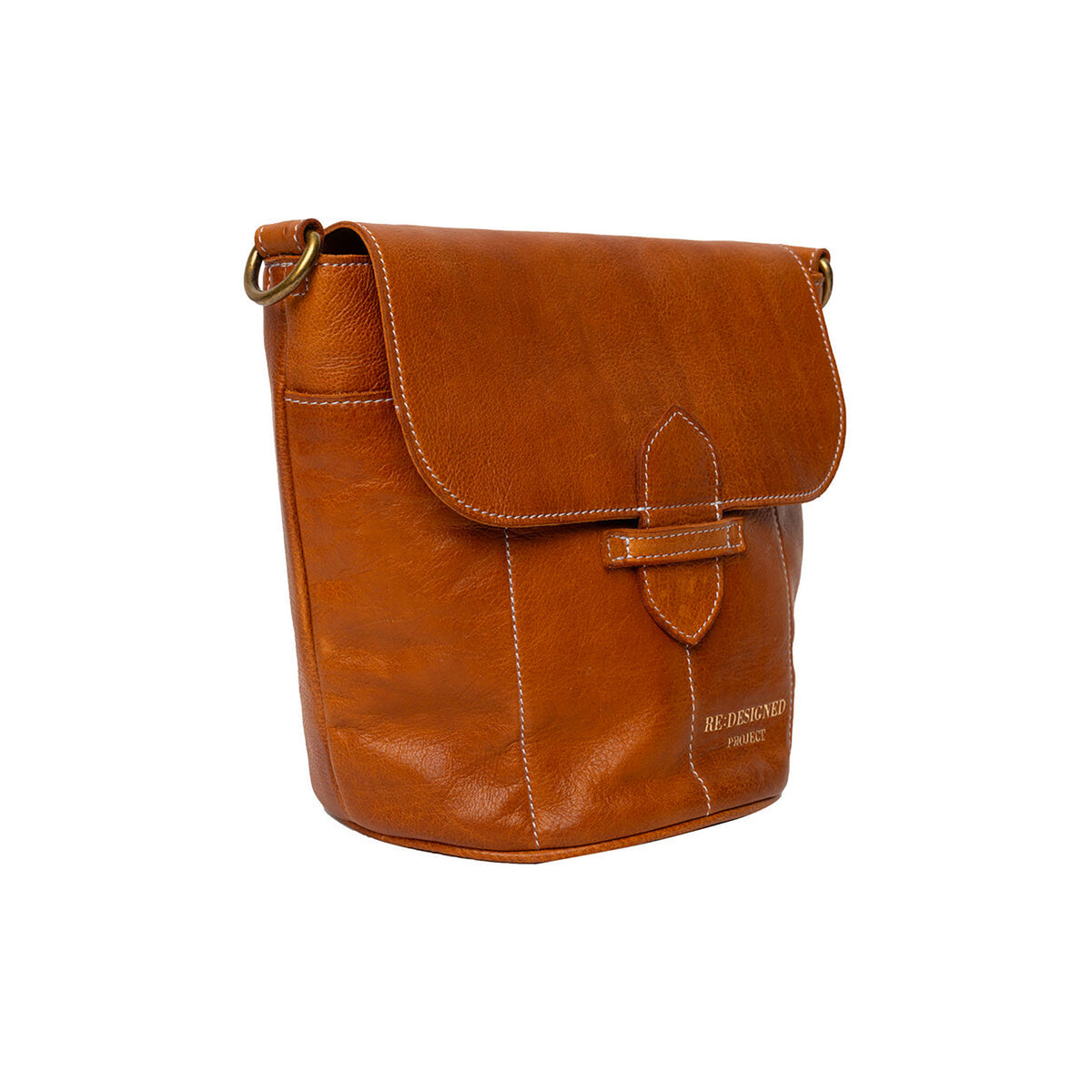 Sac à rabat P059 de Re:Designed coloris Burned Tan