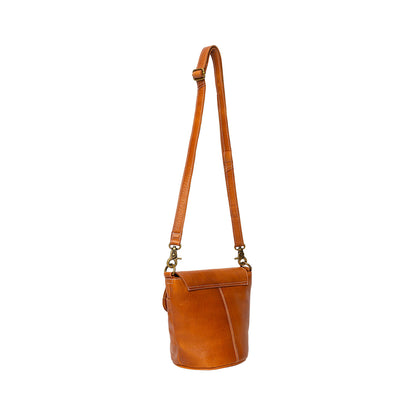 Sac à rabat P059 de Re:Designed coloris Burned Tan