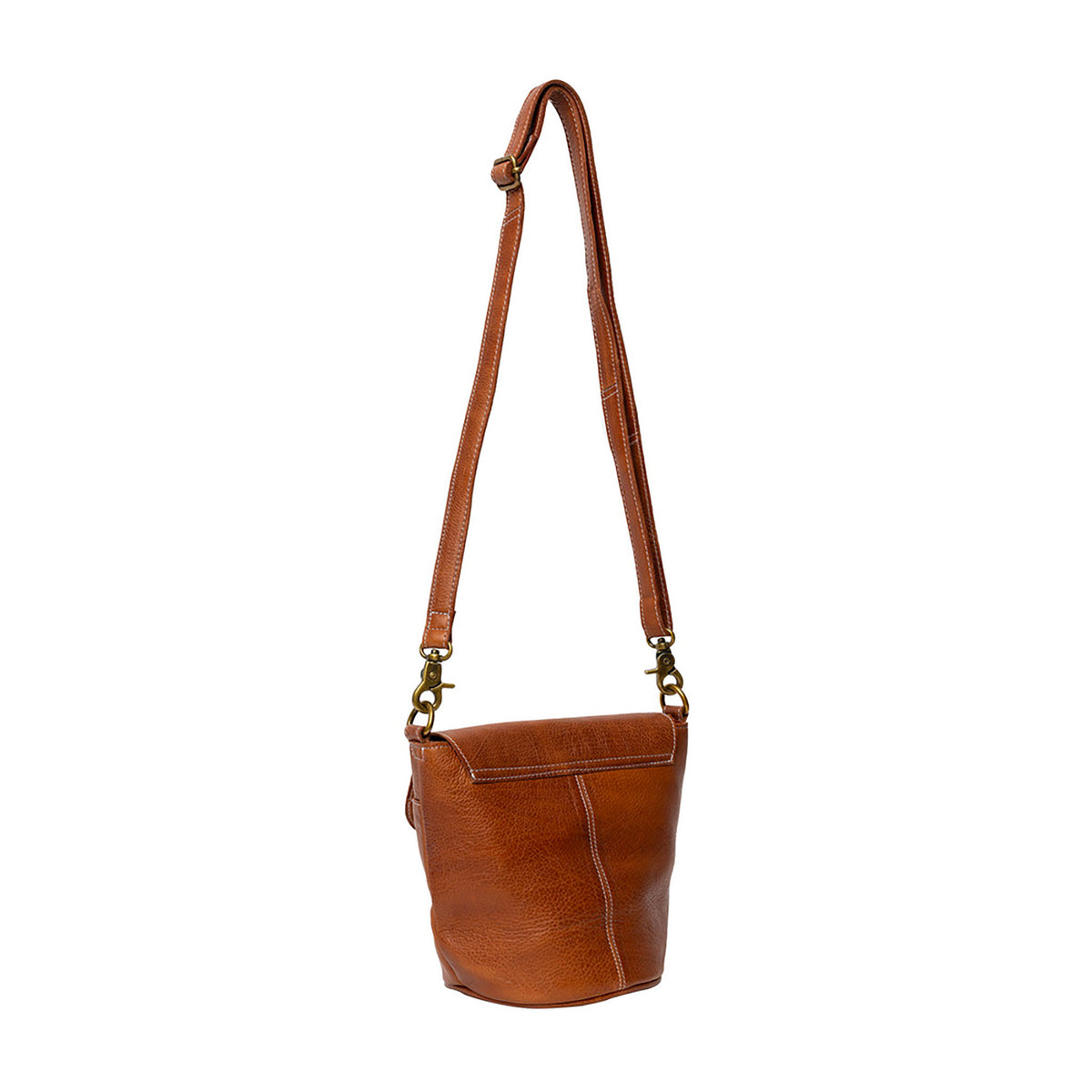 Sac à rabat P059 de Re:Designed coloris Walnut