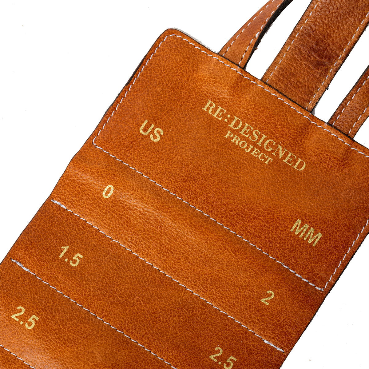Pochette à aiguilles circulaires fixes Re:Designed P066 coloris Burned Tan