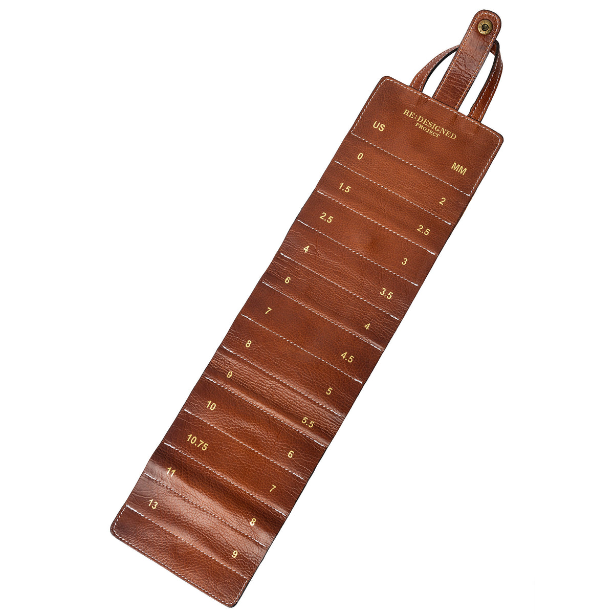 Pochette à aiguilles circulaires fixes Re:Designed P066 coloris Walnut