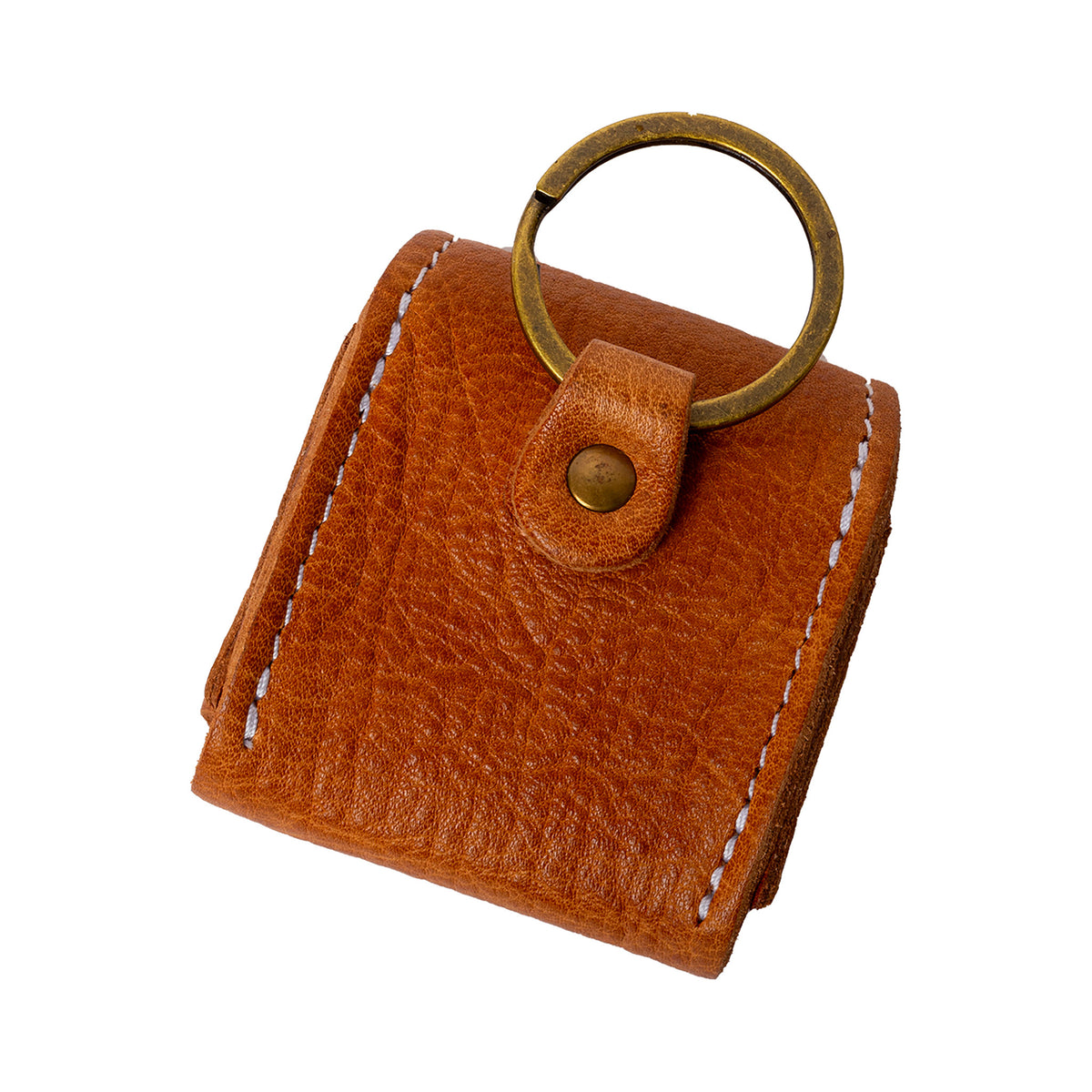 Porte-clés "Carré" P070 de Re:Designed, coloris Burned Tan