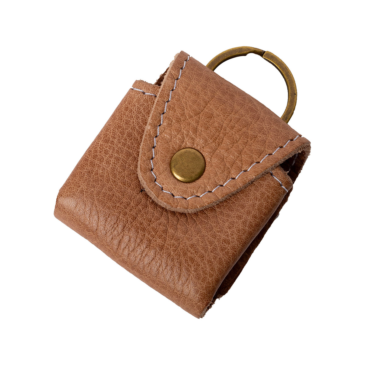 Porte-clés "Carré" P070 de Re:Designed, coloris Taupe