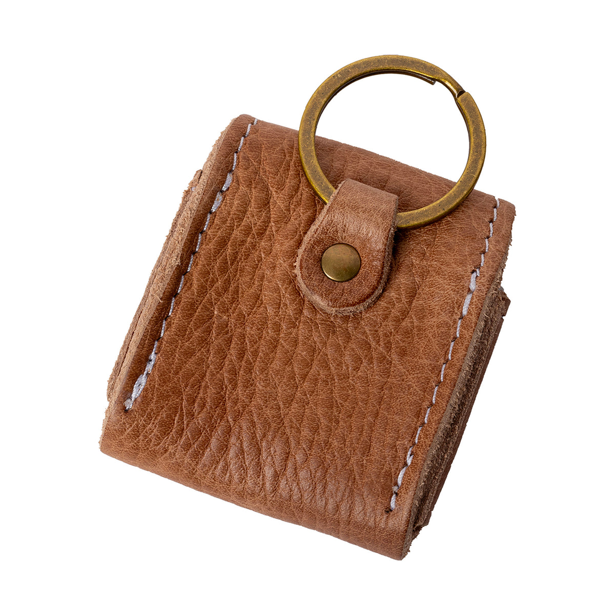 Porte-clés "Carré" P070 de Re:Designed, coloris Taupe