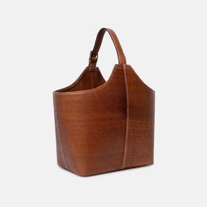 Panier rigide "bucket bag" P071 de Re:Designed coloris Walnut