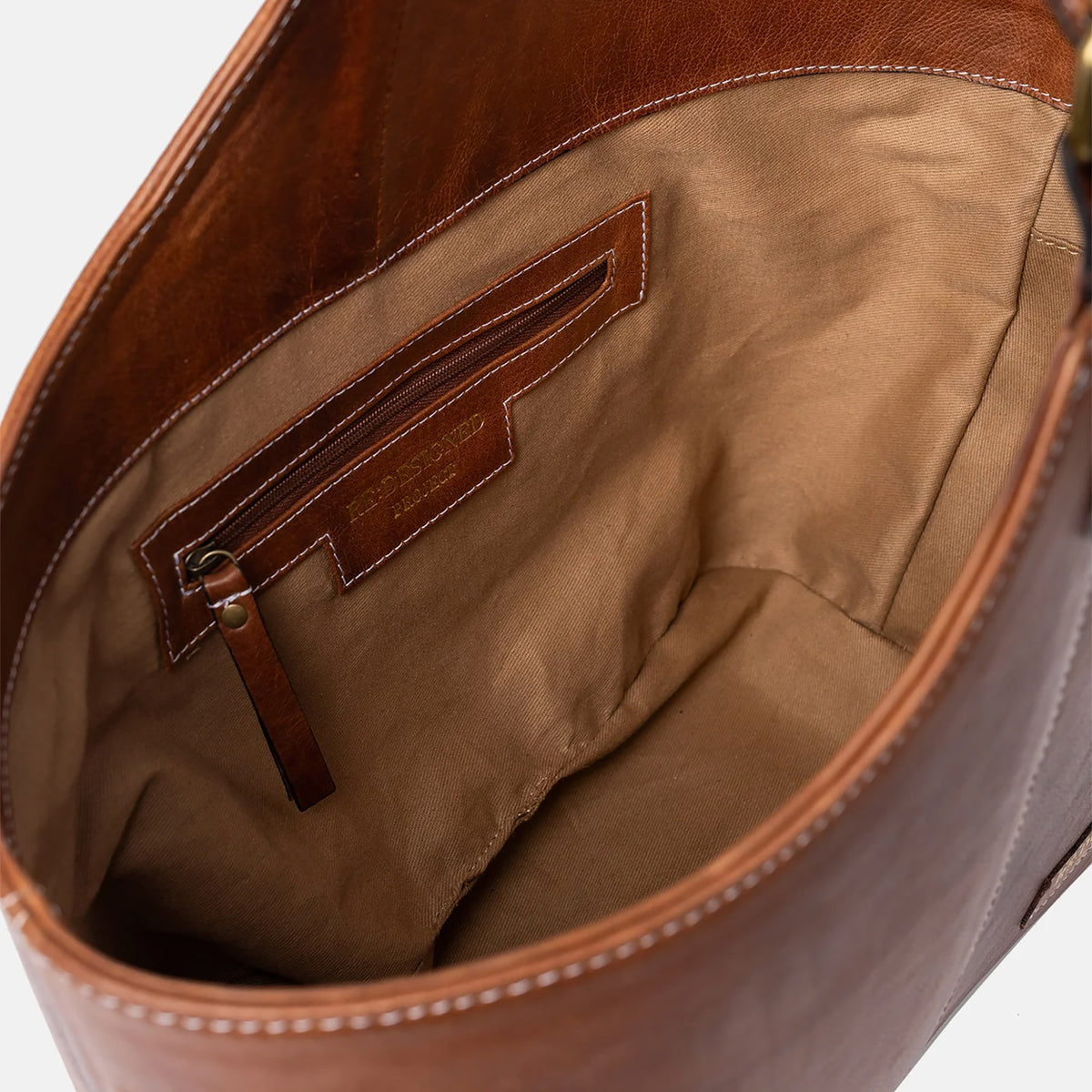 Panier rigide "bucket bag" P071 de Re:Designed coloris Walnut