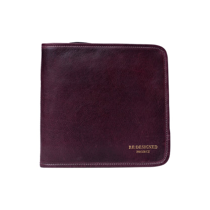 Pochette pour matériel de broderie P077 de Re:Designed coloris Dark Cherry
