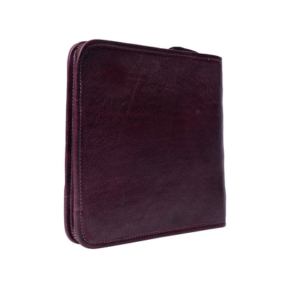 Pochette pour matériel de broderie P077 de Re:Designed coloris Dark Cherry