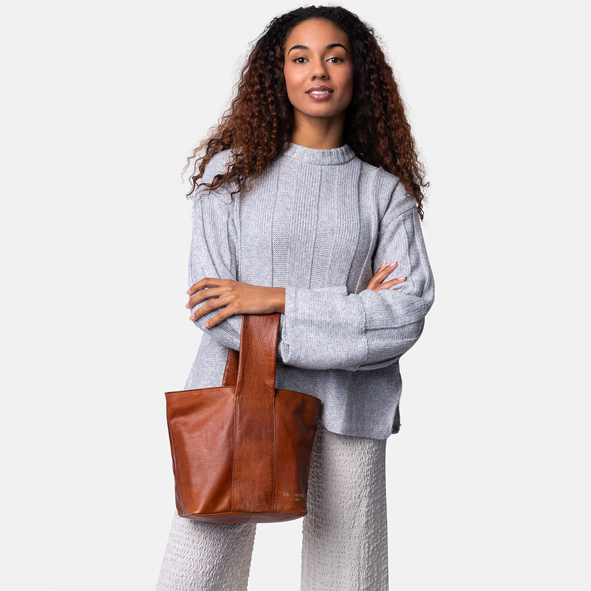 Sac à projet nomade P081 de Re:Designed coloris Walnut