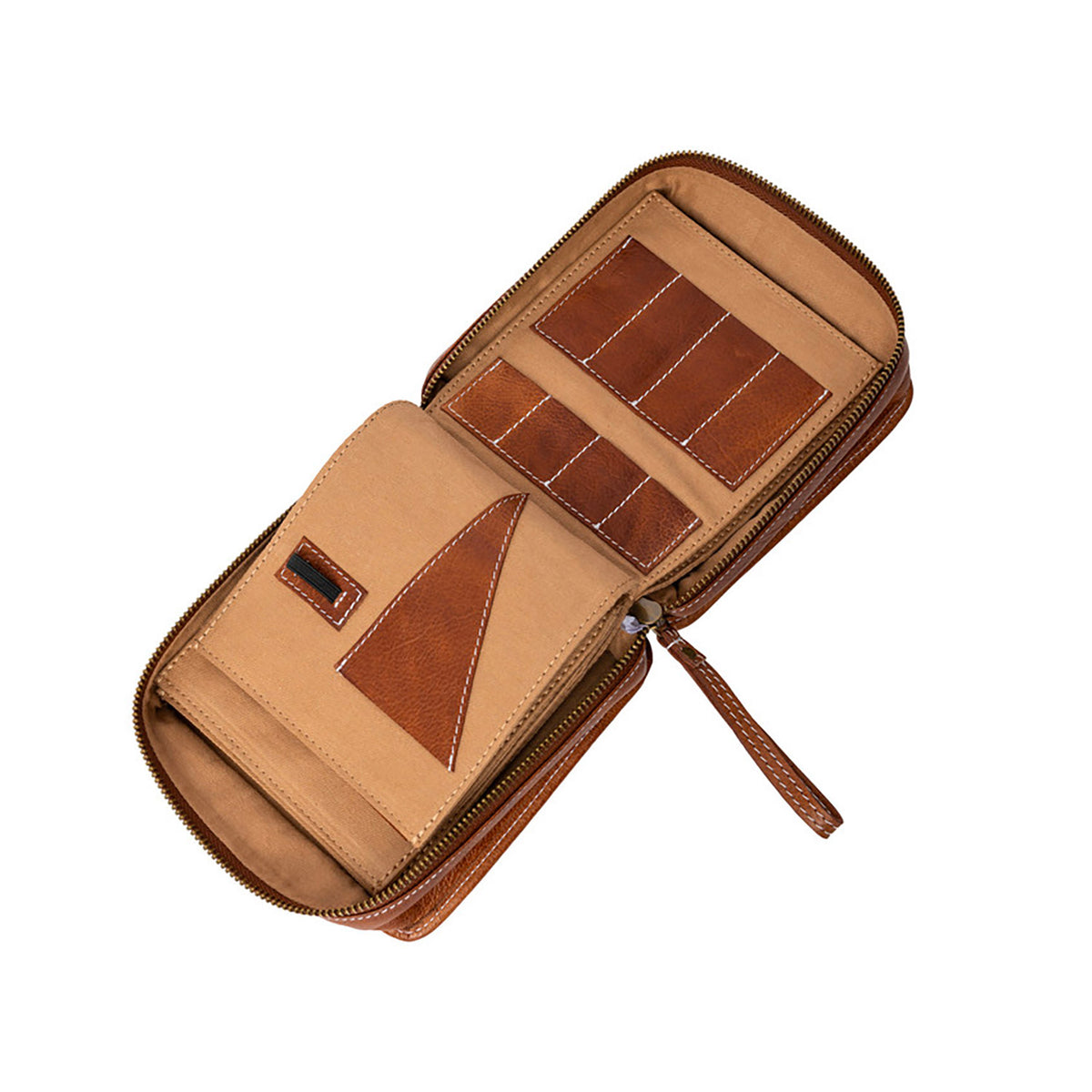 Pochette pour aiguilles circulaires interchangeables P083 de Re:Designed coloris Walnut