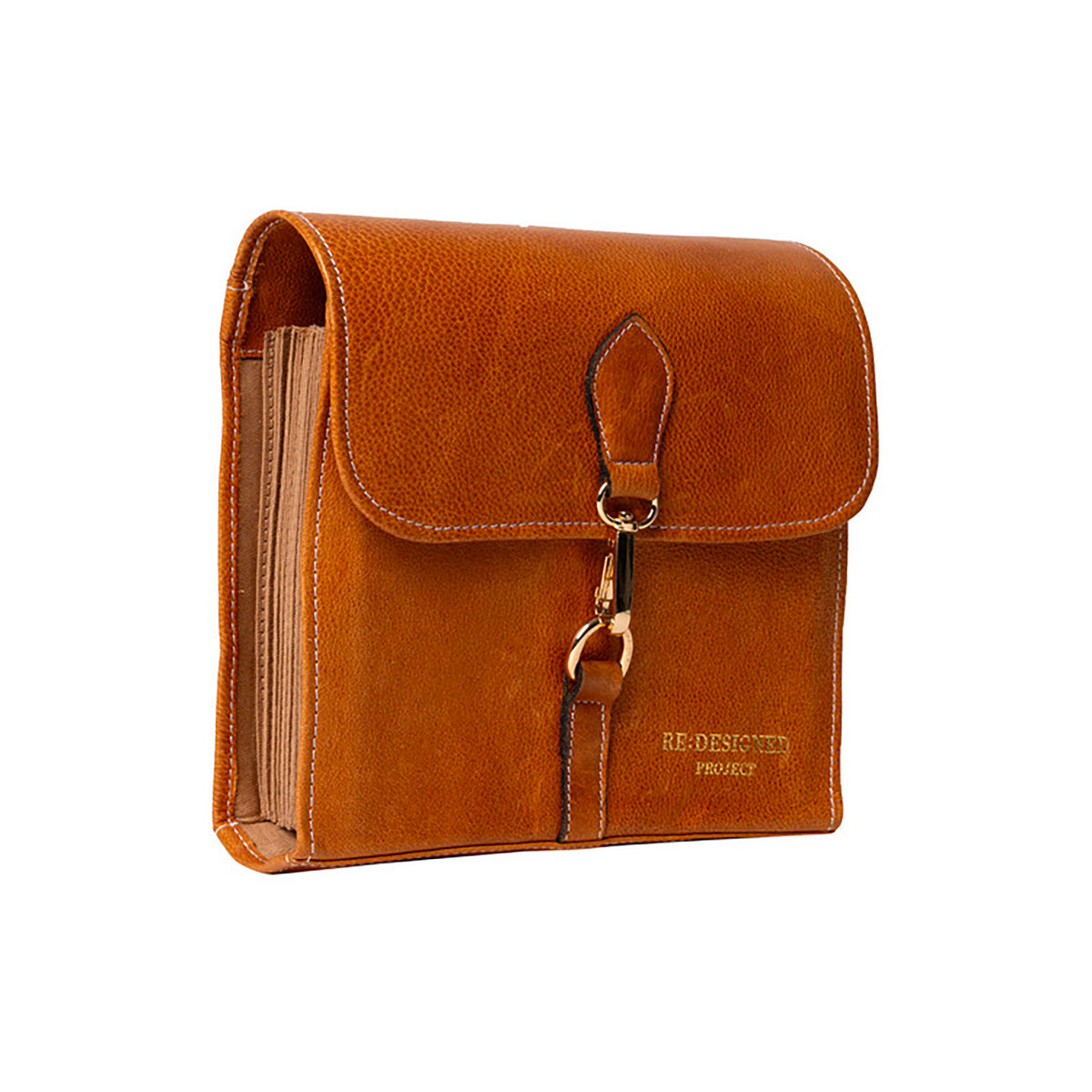 Pochette pour aiguilles circulaires fixes P093 de Re:Designed coloris Burned Tan