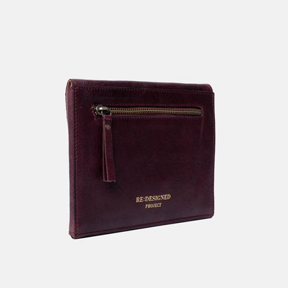Pochette à aiguilles circulaires interchangeables P109 de Re:Designed coloris Dark Cherry