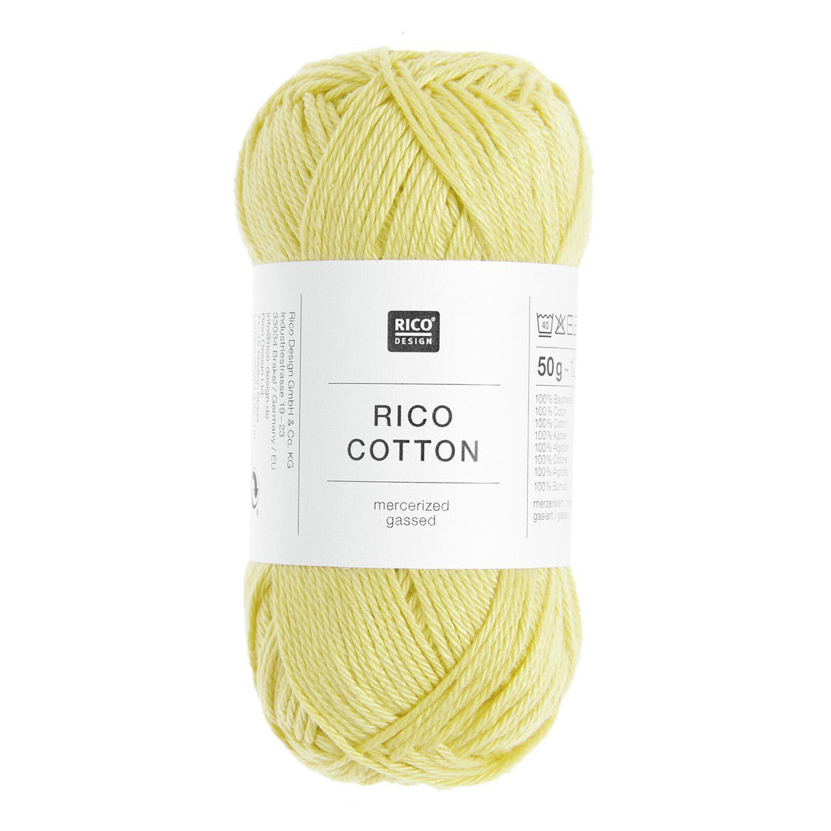 Pelote de Cotton de Rico Design coloris 503 Vanille