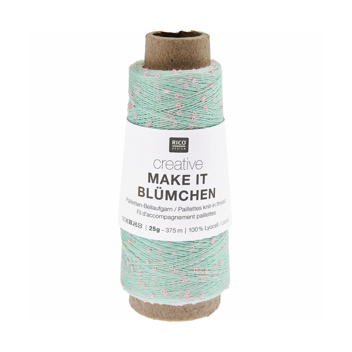 Creative Make It Blümchen de Rico Design coloris 009 Bleu Clair