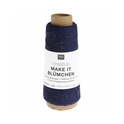 Creative Make It Blümchen de Rico Design coloris 015 Marine