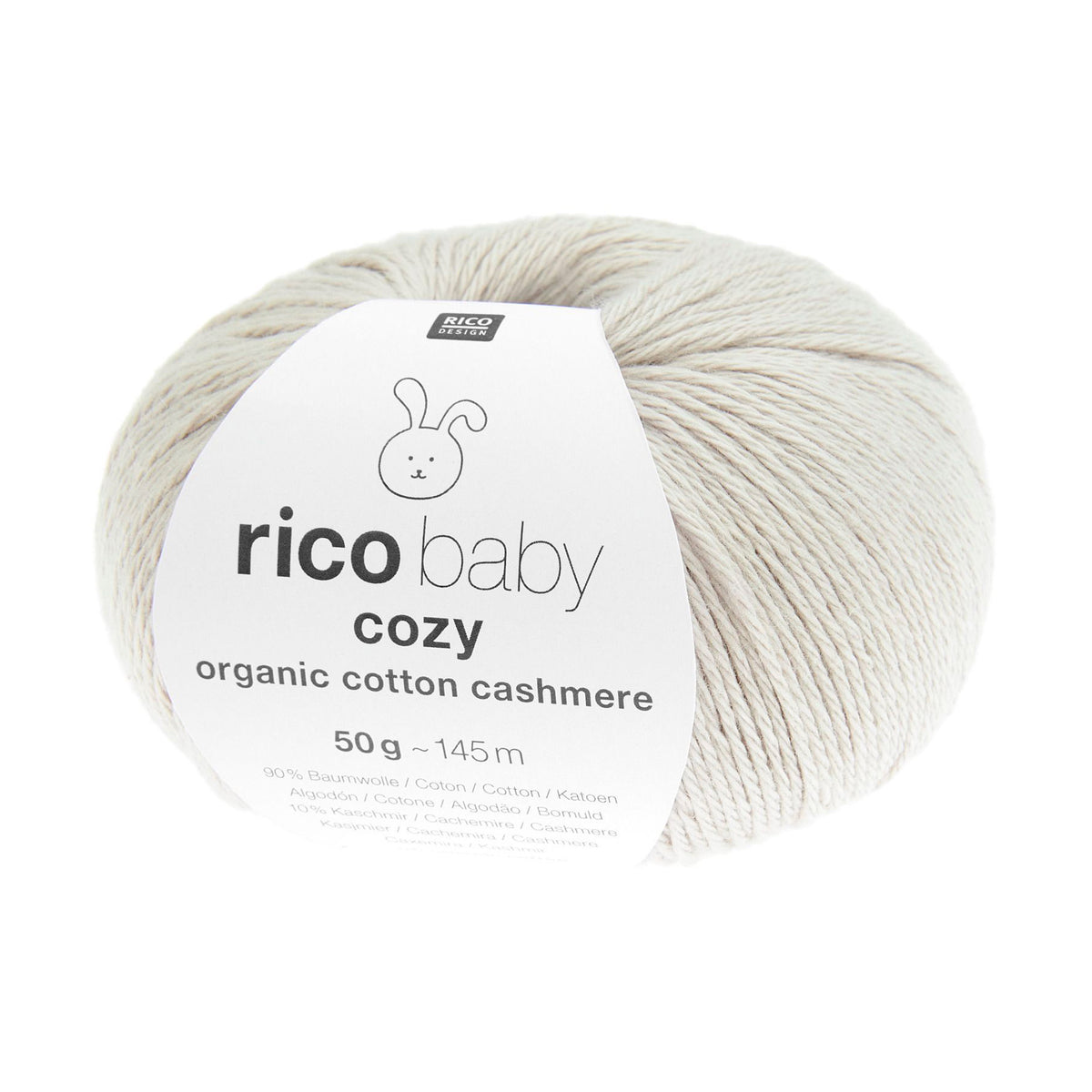 Pelote de Baby Cozy Organic Cotton Cashmere de Rico Design coloris 003 Taupe