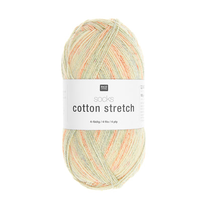 Socks Cotton Stretch de Rico Design coloris 001 Pastel