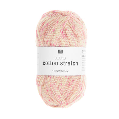Socks Cotton Stretch de Rico Design coloris 002 Pinky
