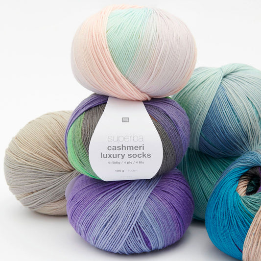 Superba Cashmeri Luxury Socks - Rico Design