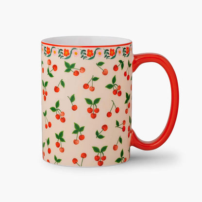 Mug en céramique Rifle Paper Co modèle Cherries