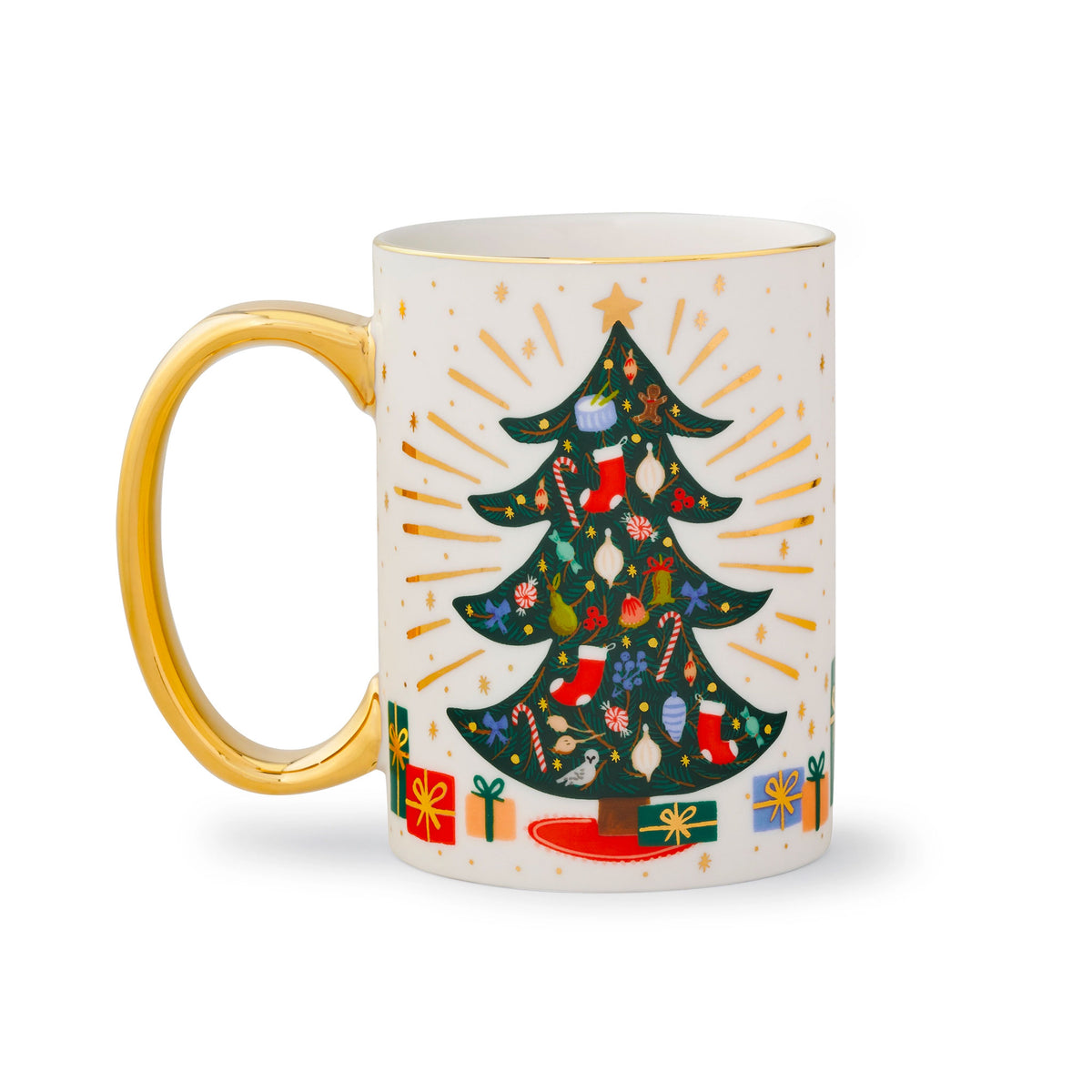 Mug Rifle Paper Co, modèle Holiday Tree