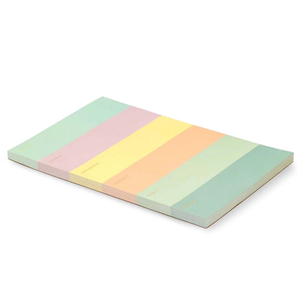 Bloc-notes aimanté de Rifle Paper Co, modèle Semainier Pastel
