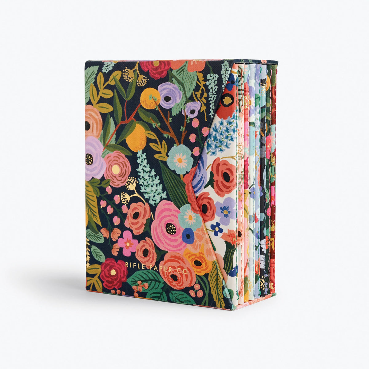 Box set de huit carnets Rifle and Co modèle Garden Party