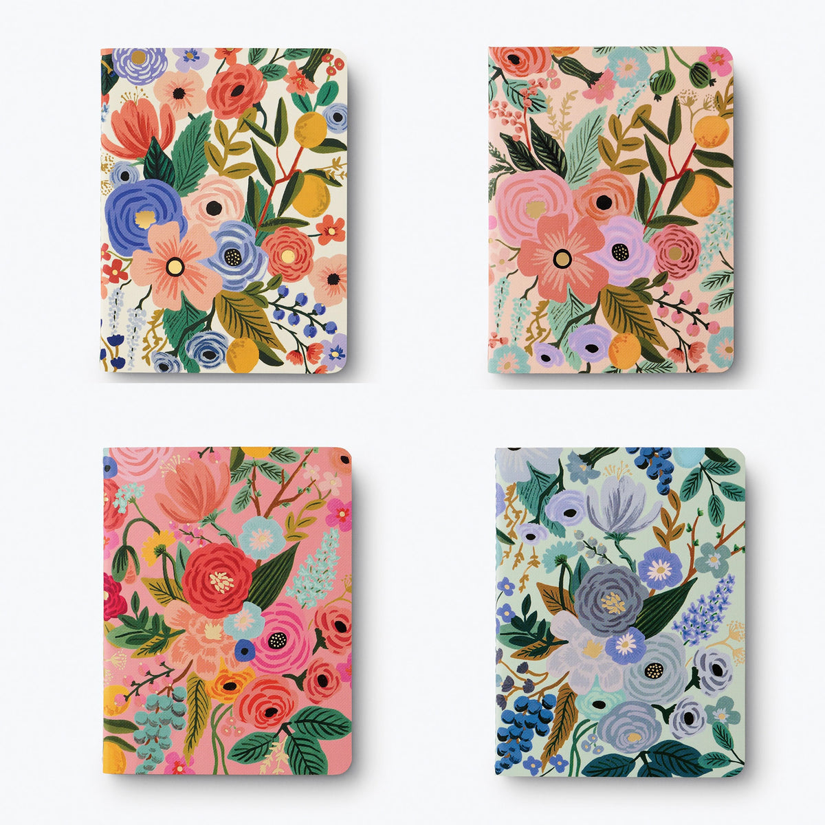 Box set de huit carnets Rifle and Co modèle Garden Party