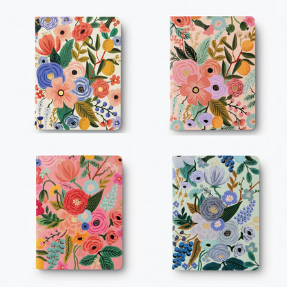 Box set de huit carnets Rifle and Co modèle Garden Party