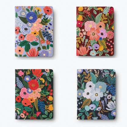 Box set de huit carnets Rifle and Co modèle Garden Party