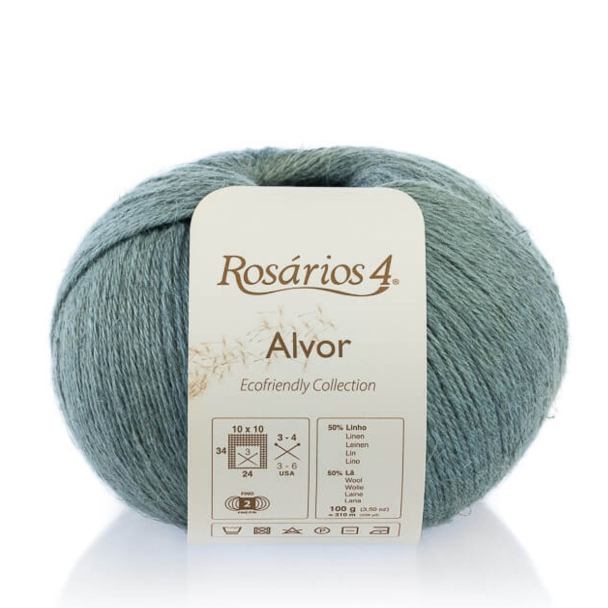 Pelote de Alvor de Rosários 4, coloris 03 Vert de Gris