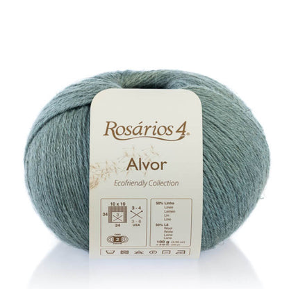 Pelote de Alvor de Rosários 4, coloris 03 Vert de Gris
