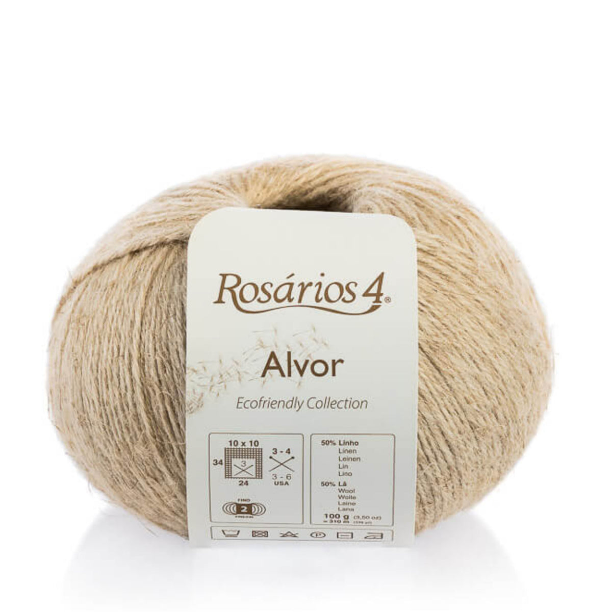 Pelote de Alvor de Rosários 4, coloris 15 Nougat