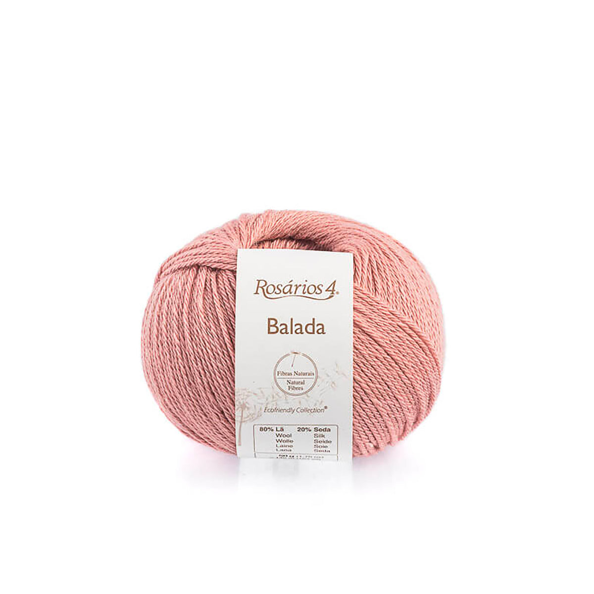 Pelote de Balada de Rosários4 coloris 021 Vieux Rose