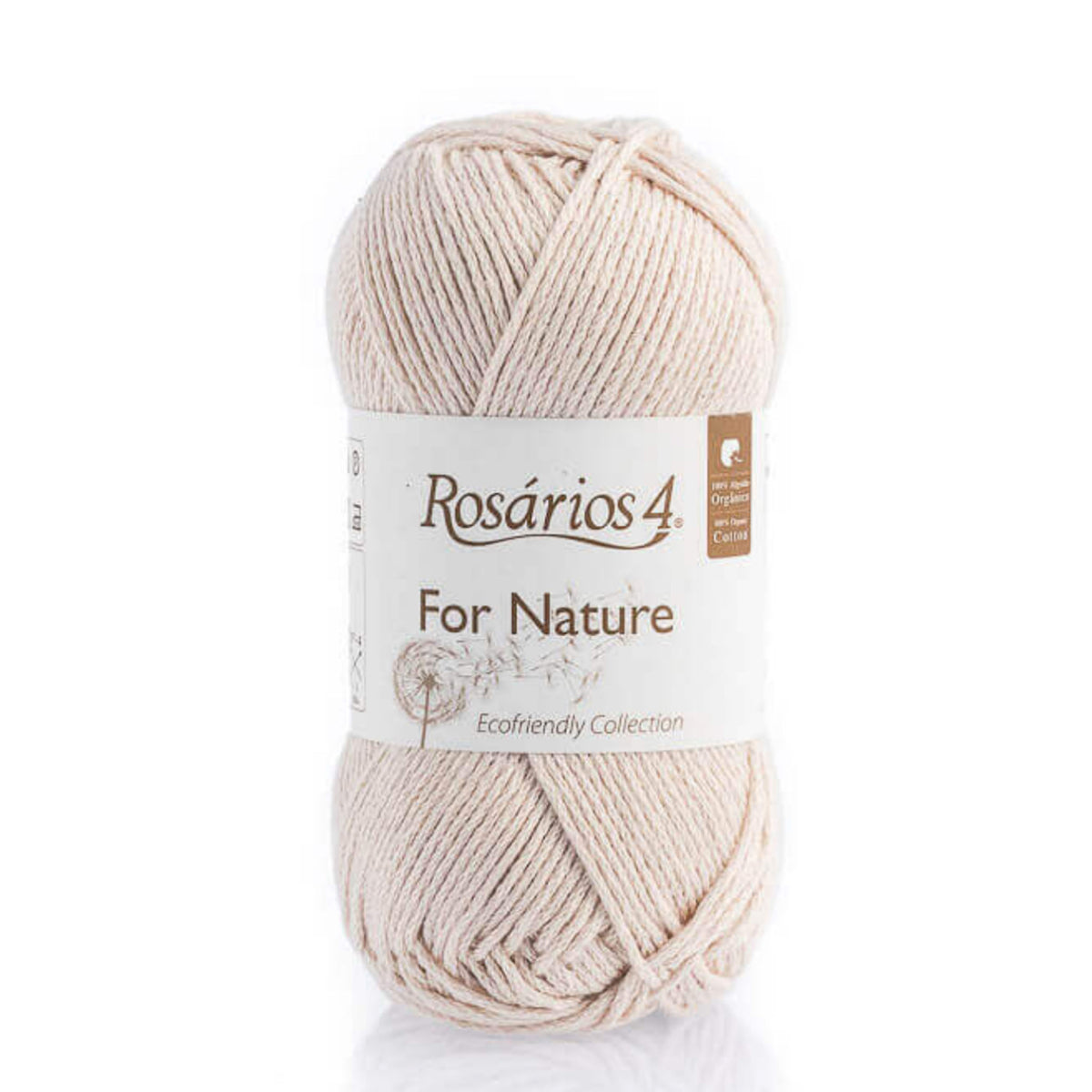 Pelote de coton bio For Nature de Rosários 4, coloris 21 Nougat